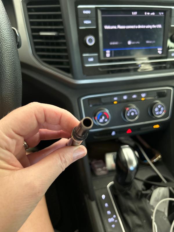 illuminating side fell out of tube