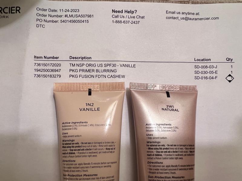 Received expired products