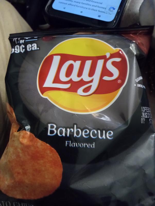 Lay's Barbecue Flavored Potato Chips 7.75 oz Lays BBQ