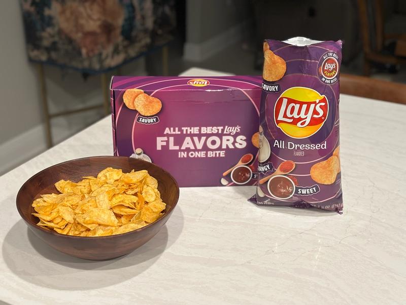 lay's all dressed potato chips Lay's All Dressed Assaisonées - 66g/235g bags main image 1