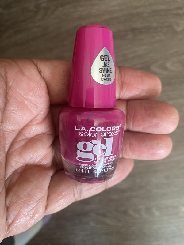 Buy L.A. Colors Color Craze Gel-Like Nail Polish, Pink Glaze, 0.44