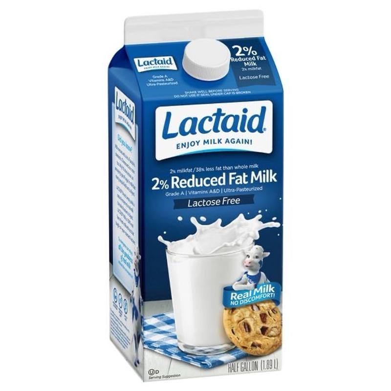 【milk】 Lactaid 2% Reduced Fat Milk, 64 oz