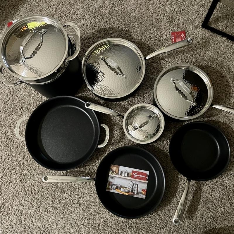 Lagostina 12 Piece Commercial Capsule Stainless Steel Cookware Set
