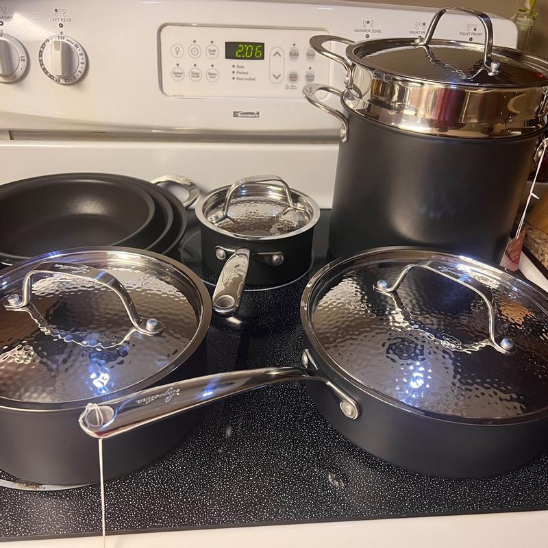 LAGOSTINA Hard Anodized 12 Pc. Cookware | Pots & Pans