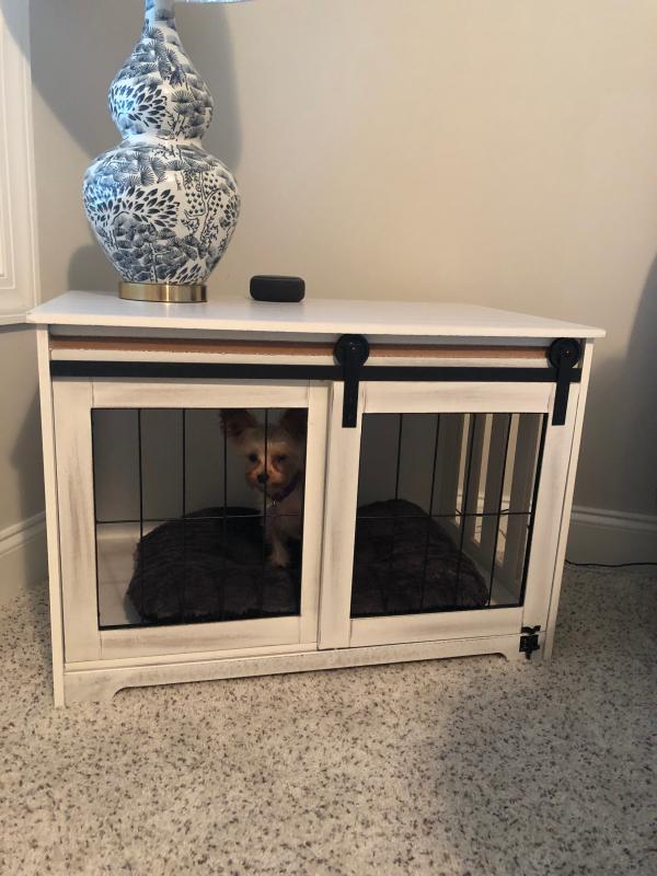 barn door dog crate