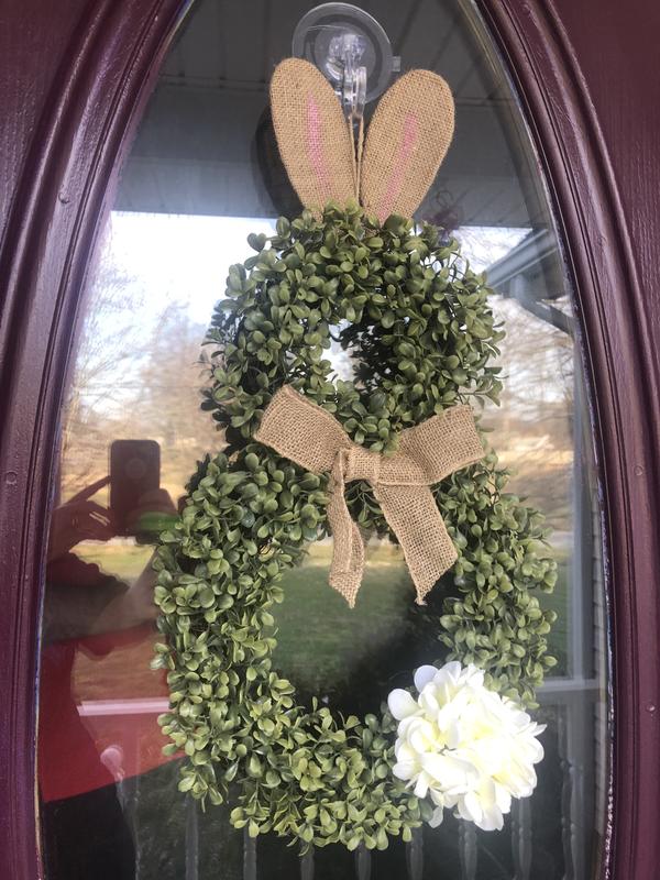 Easter Front Door Decoration The Lakeside Collection Cottontail Bunny Wreath