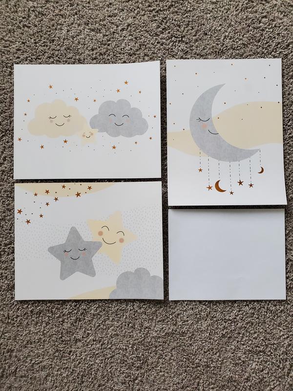 Wall Art with 8x11 paper for size reference