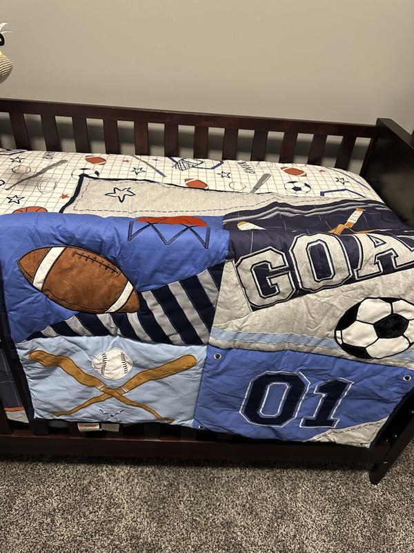 Crib sports outlet bedding