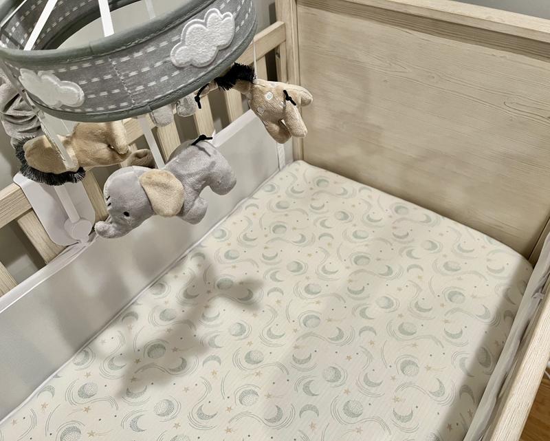 Customer photo for "Soft, gentle Crib Sheet"