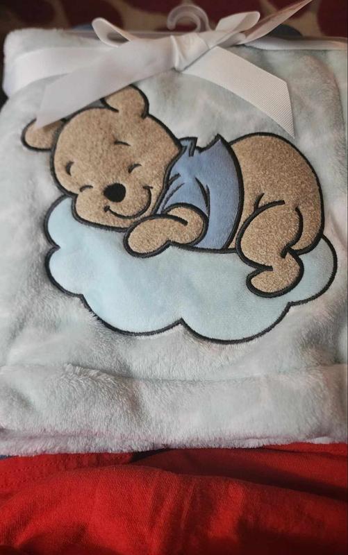 Pooh bear hot sale blanket