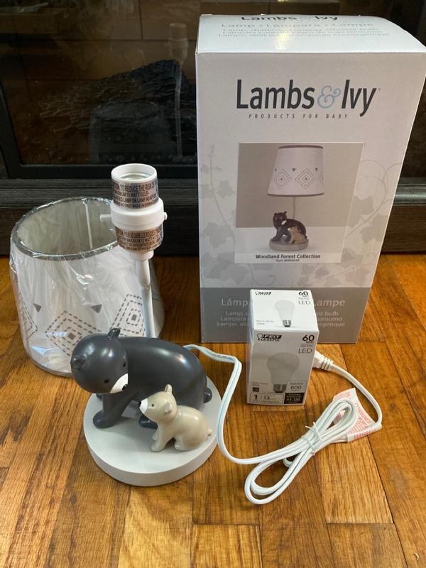 Lambs and ivy woodland tales outlet lamp