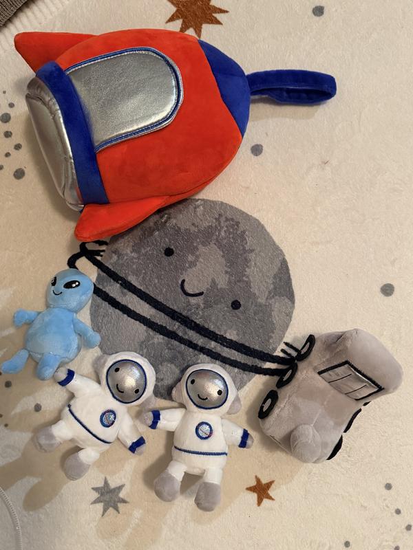 Space Galaxy Interactive Plush Toddler Play Set Toy – Lambs & Ivy