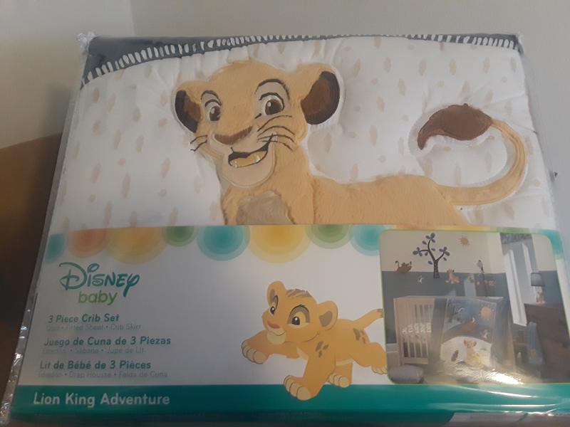 Lion king crib store bumper