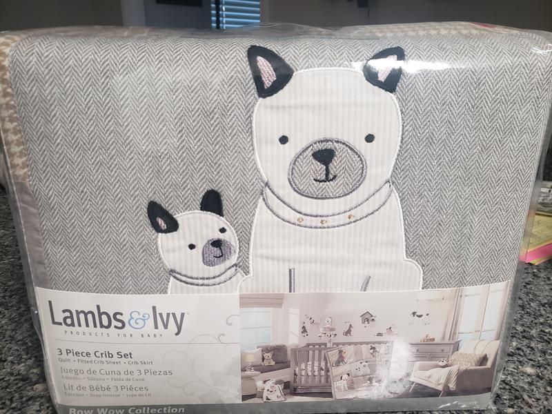 Dog crib bedding set sale