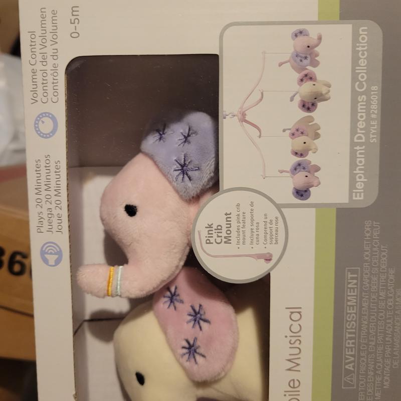 Carrusel De Cuna Con Melodías: Dulces Sueños Para Tu Bebé Pink Elephant con  Ofertas en Carrefour