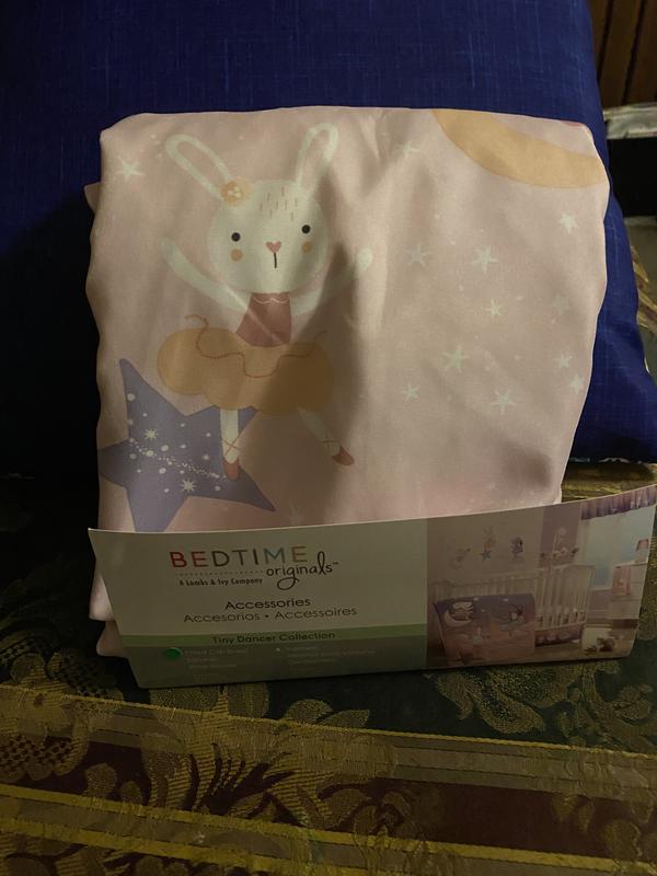 Tiny dancer fitted crib sheet