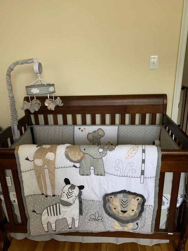 Nursery 6 Piece Baby Crib Bedding Set, Farm Themed Nursery Bedding