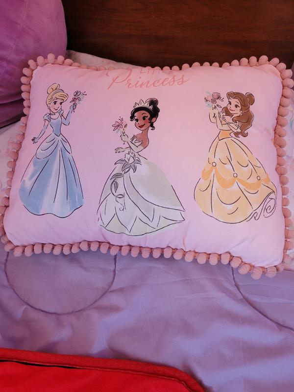 Disney Princess Aurora Sleeping Beauty Soft Pink Throw Pillow, 18x18,  Multicolor