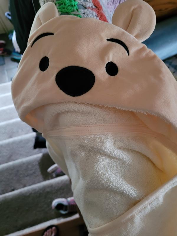 Lambs & Ivy Disney Baby Winnie the Pooh Tan Cotton Hooded Baby Bath Towel