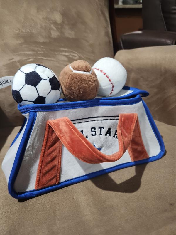 Baby GUND My First Sports Bag Stuffed Plush Playset, Baby Gift