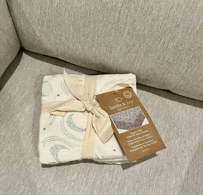 Customer photo for "Soft, gentle Crib Sheet"