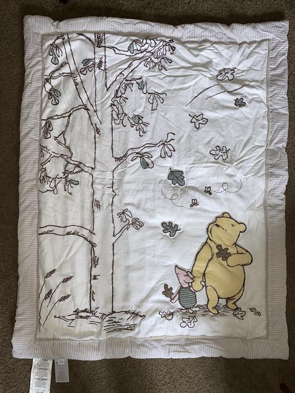 Lambs and Ivy Disney Baby Storytime Pooh Ultra Soft Baby Blanket