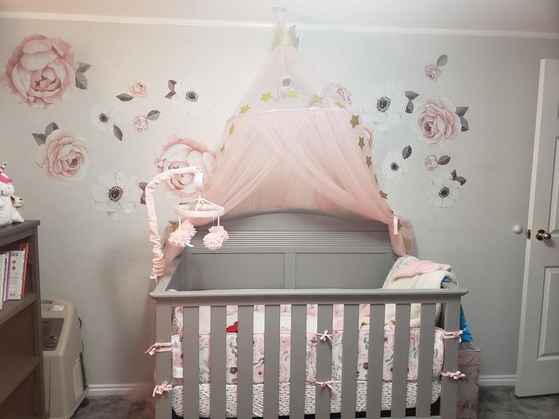 Floral Garden Floral Baby Crib Bedding in Pink  Shop 5-Piece Pink Floral  Crib Bedding Set - Lamb & Ivy