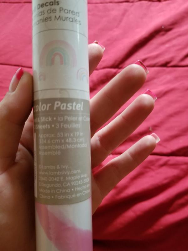 53 inches of stickers!