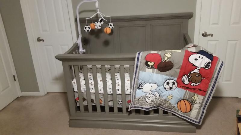 Snoopy sports hot sale baby bedding