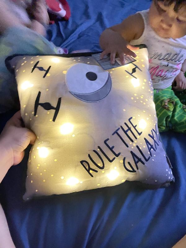 Star Wars Signature Galaxy LED Light-Up Decorative Throw Pillow – Lambs &  Ivy