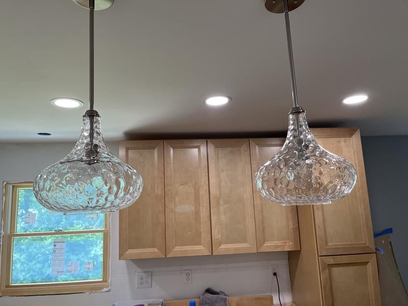 Renovation almost completed but LOVE the lights !!!