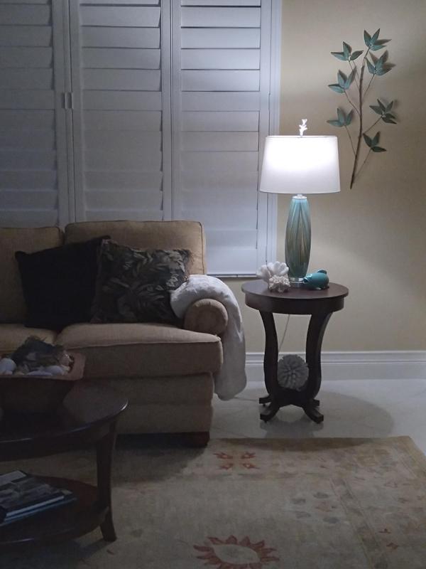 Beautiful  lamps and they don't  take a lot of room on my end tables.