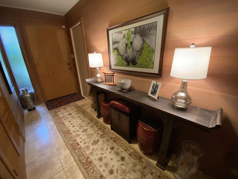 Brightened up my dark entry hall!