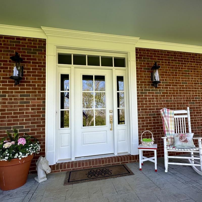 New front door deserved new lights!