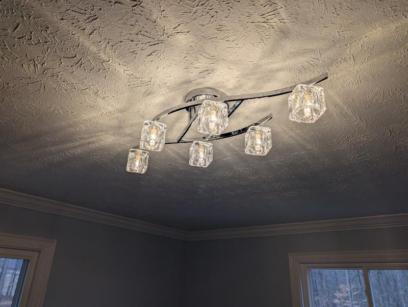 Picture doesn't do this light fixture justice.
You won't be disappointed with this fixture