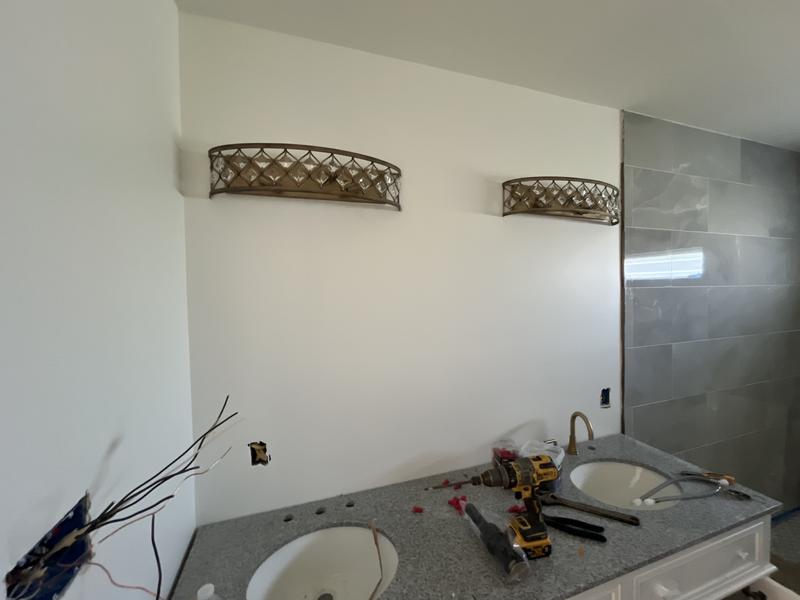 My main bath but it's not completely done