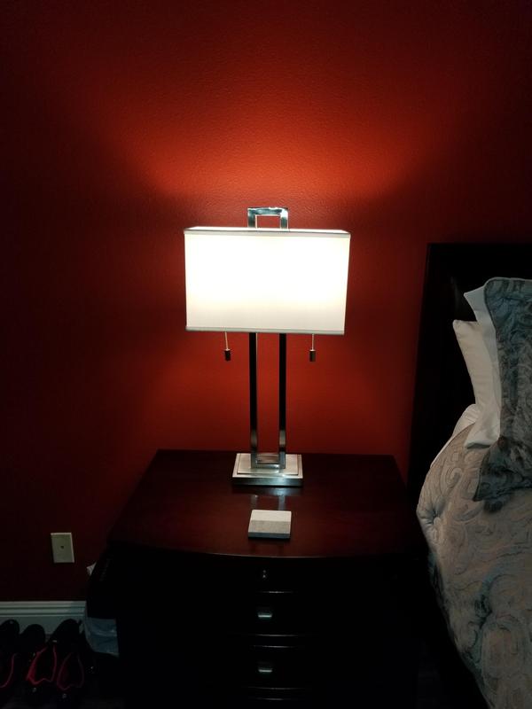 These lamps are absolutely gorgeous!!!! Definitely a great buy! The give my room a very modern look.