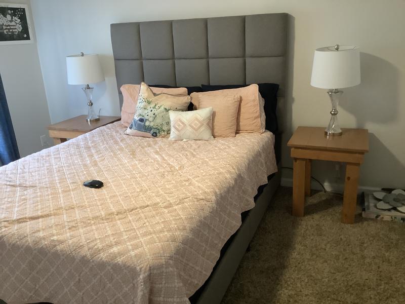 Absolutely love our new lamps in the guest room.