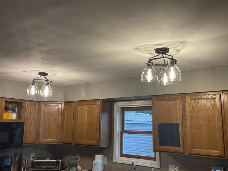 Cabinets, counters and appliances are next.