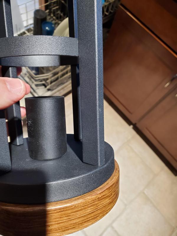 Black, not bronze finish