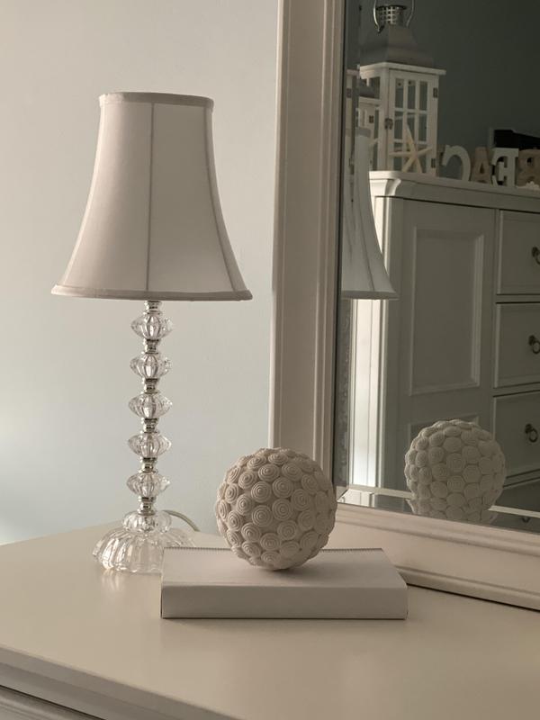 Bohemian Clear Stacked Table Lamp