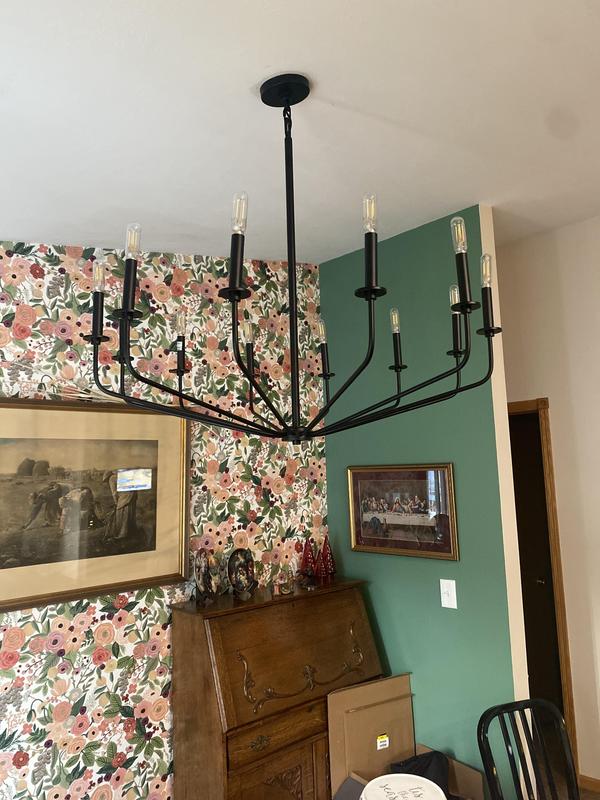 Beautiful light fixture. So much light.