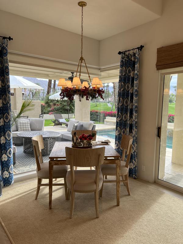 I love this light fixture over my 40 inch table. It couldn’t be more beautiful