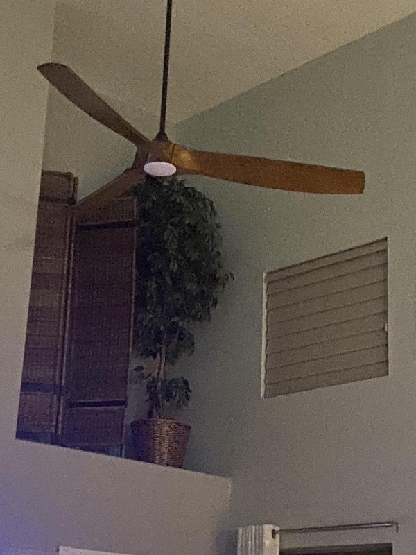Fan in our great room, 17 foot ceiling