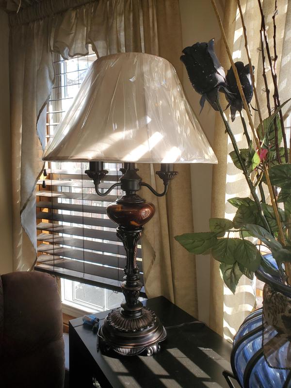 They're beautiful and heavy. Very solid lamps. Love them.