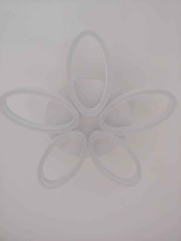 Possini Euro White Bloom 21.5" LED Ceiling Lught