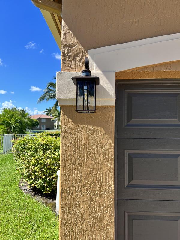 I absolutely love this outdoor light.