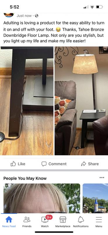 Tahoe Bronze Downbridge Floor Lamp