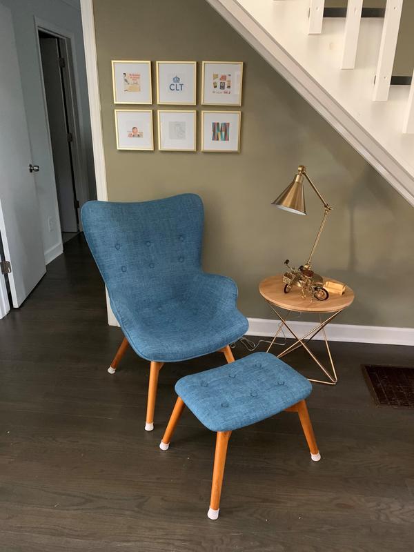 Perfect lamp for our reading nook! USB port is so useful!