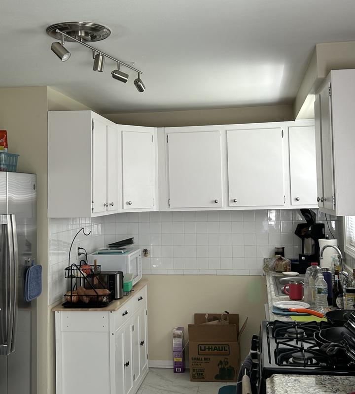 VEKIDOT LED Ceiling Light 4 Way Rotatable - Light Fittings Ceilings White With GU10 Socket - Modern Spot Lights Ceiling Bar - Wall Spotlight For
